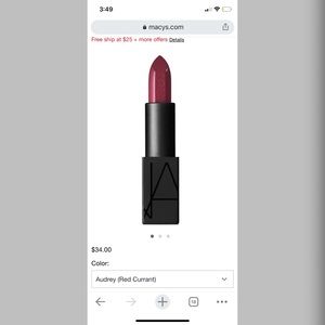 NARS Audrey Lipstick